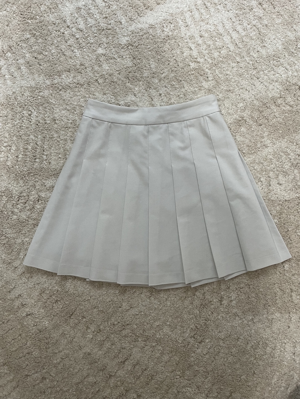 Aritza Sunday Best Pleated Mini Skirt in Pale Blue Size 00